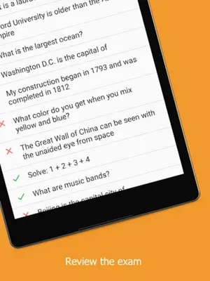 Quizzer (create tests) android App screenshot 0