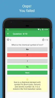 Quizzer (create tests) android App screenshot 18