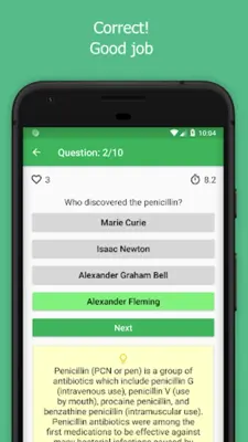 Quizzer (create tests) android App screenshot 19