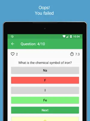 Quizzer (create tests) android App screenshot 2