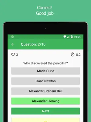 Quizzer (create tests) android App screenshot 3